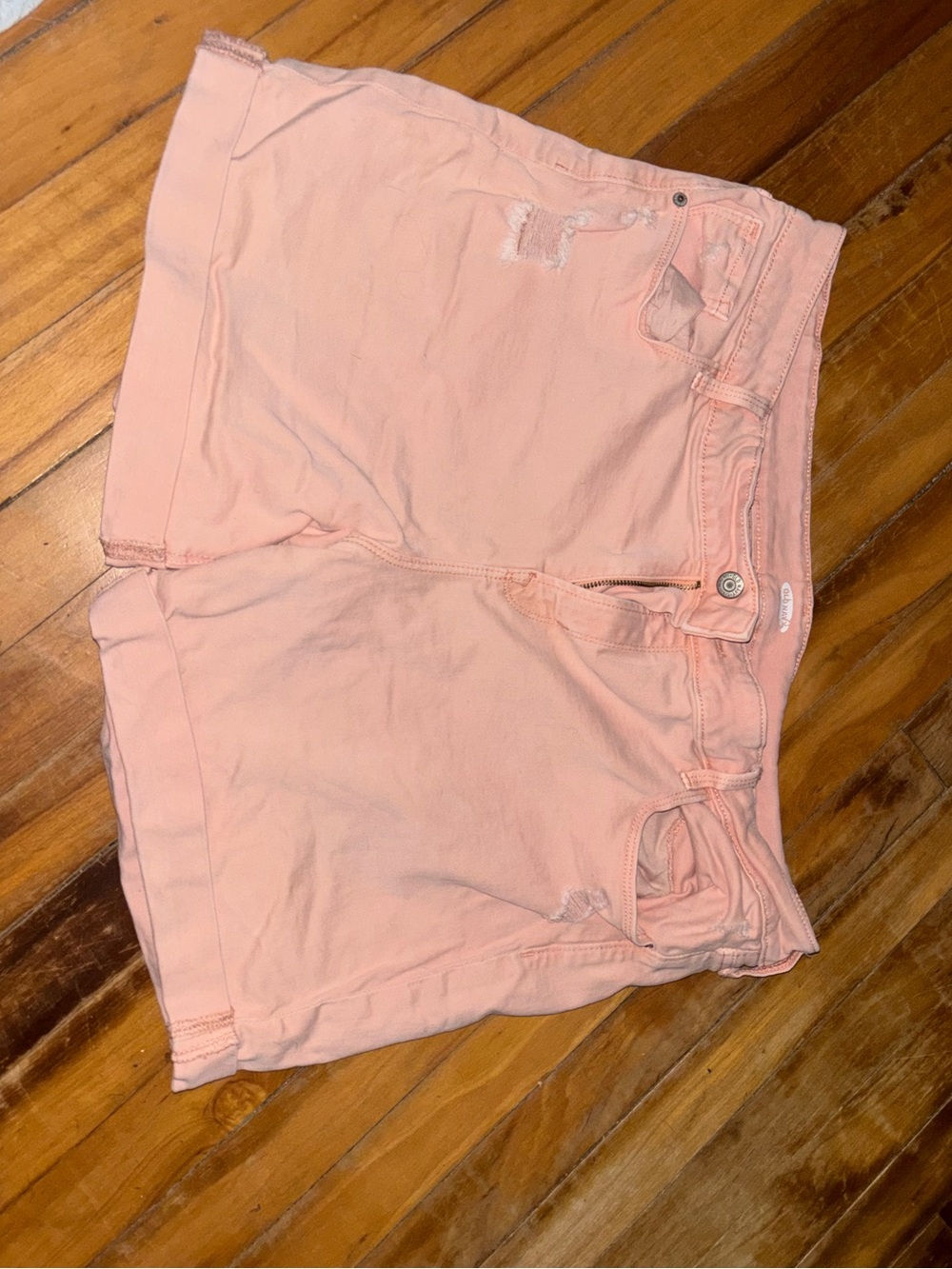 Women’s Pink Denim Shorts